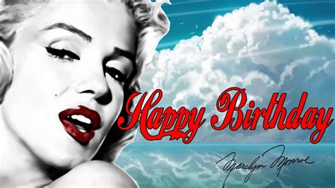 youtube happy birthday marilyn monroe